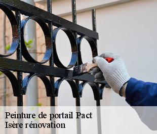 Peinture de portail  pact-38270 Isère rénovation